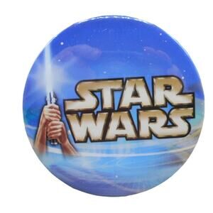Hasbro Star Wars Episode II/Saga Promo Pin Hands Holding Lightsaber